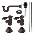 Traditional Plumbing Sink Trim Kit with P-Trap & Drain Oil Rubbed Bronze W7611