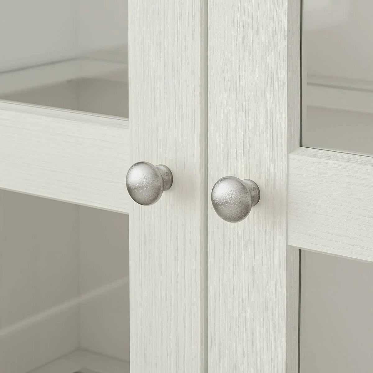 White Storage Combination with Glass Doors Y45159