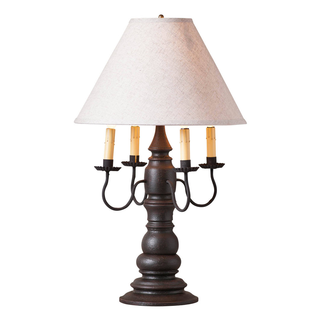 Americana Black Lamp with Shade F947010