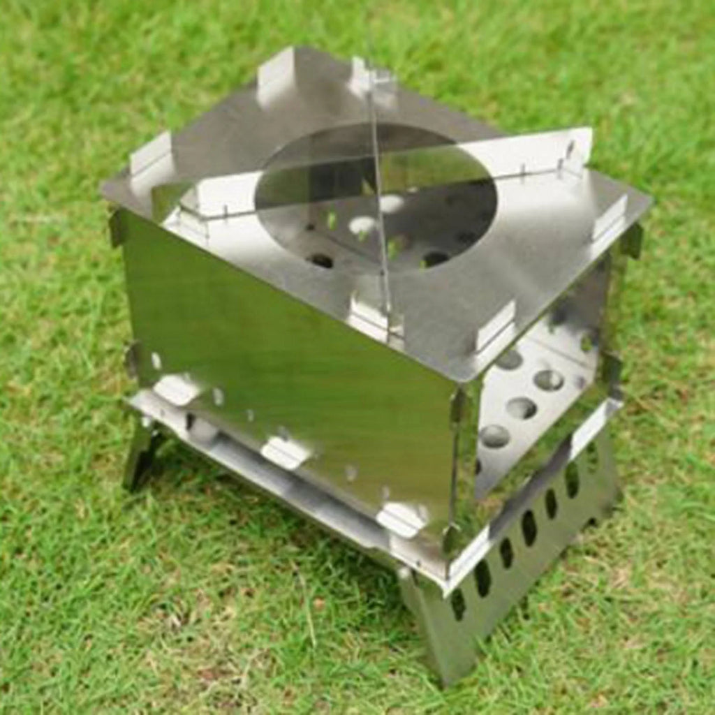 Stainless Steel Portable Folding Barbecue with Bag S978973