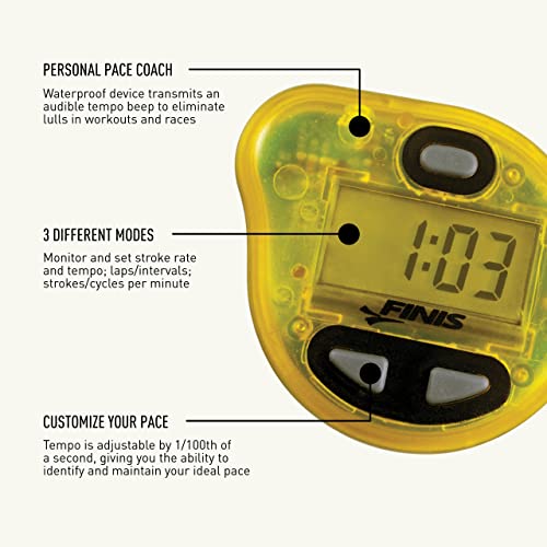 Yellow/Blk Audible Metronome Pacing Device E339