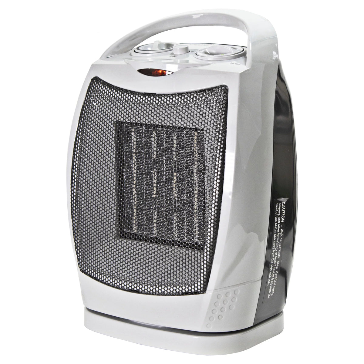1,500-Watt Oscillating Ceramic Heater with Adjustable Thermostat Z70127