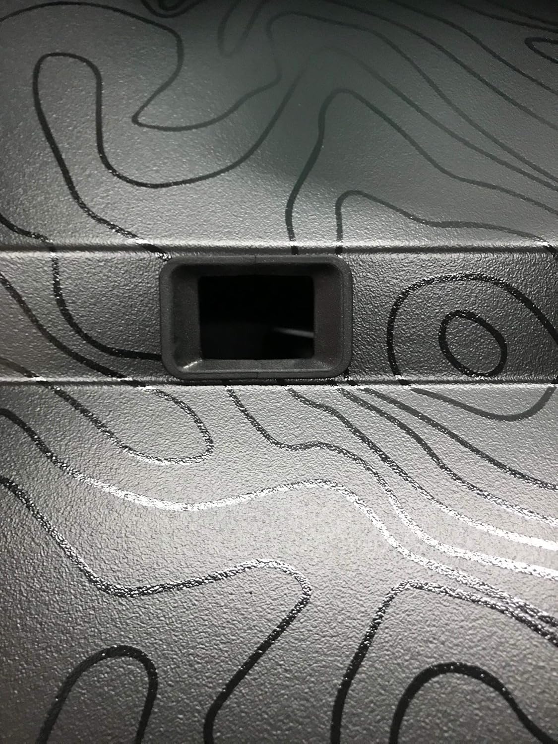 Black-Textured Rigid Tire Cover B685597