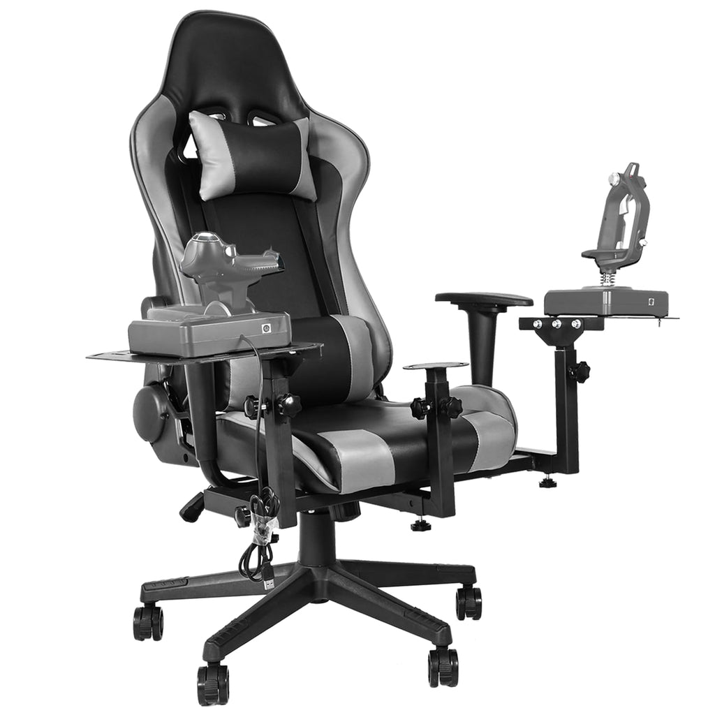 Multifunctional Flight Racing Simulator Cockpit Joystick Mount with Chair U800340