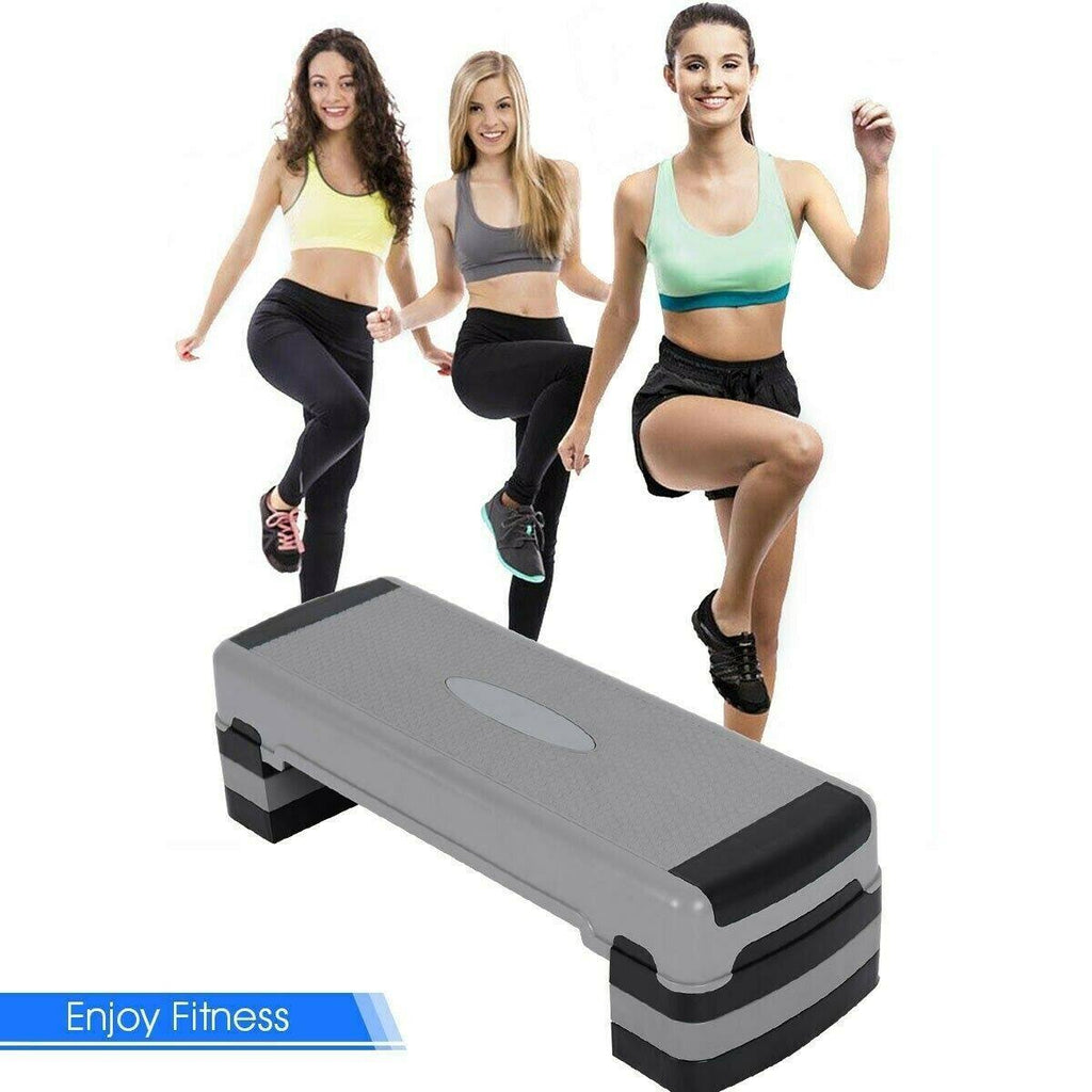 Adjustable Exercise Stepper with Risers Y342464