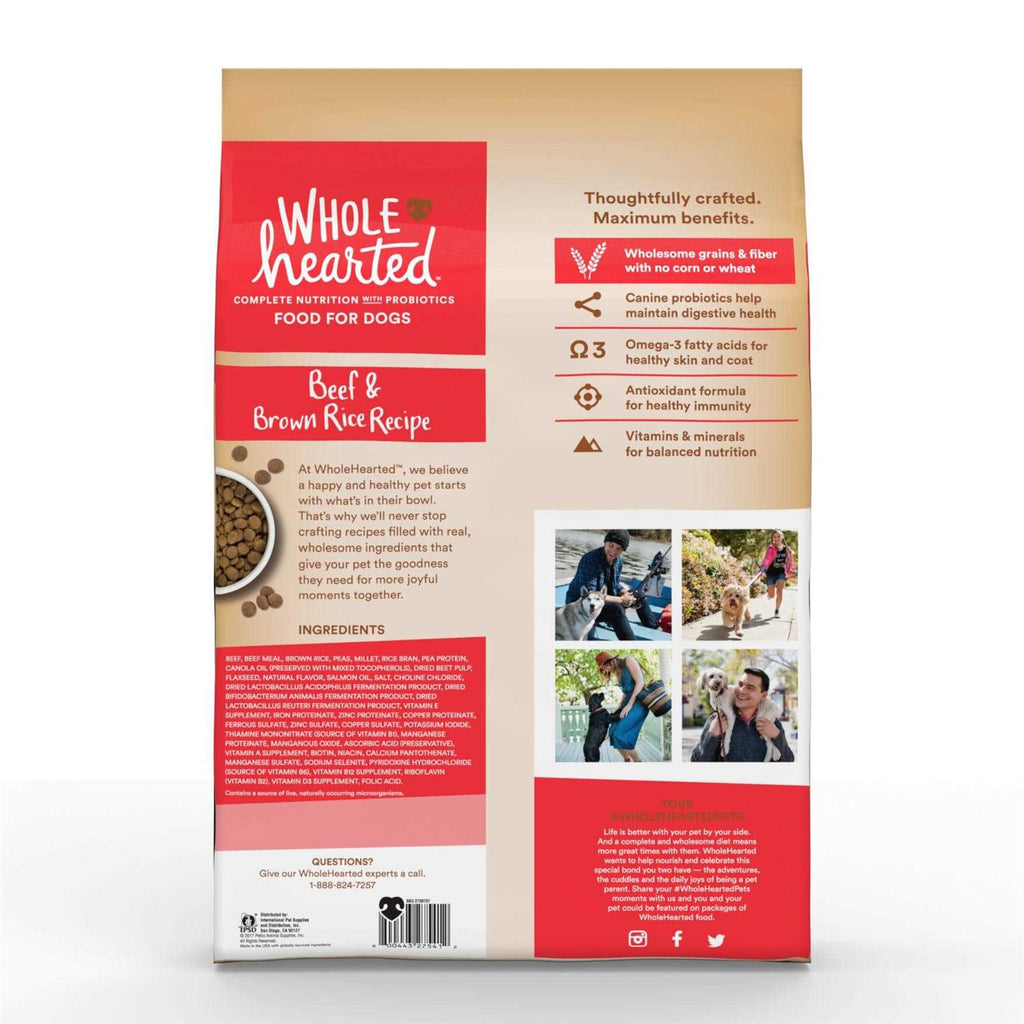 Beef and Brown Rice Recipe Dry Dog Food E9337