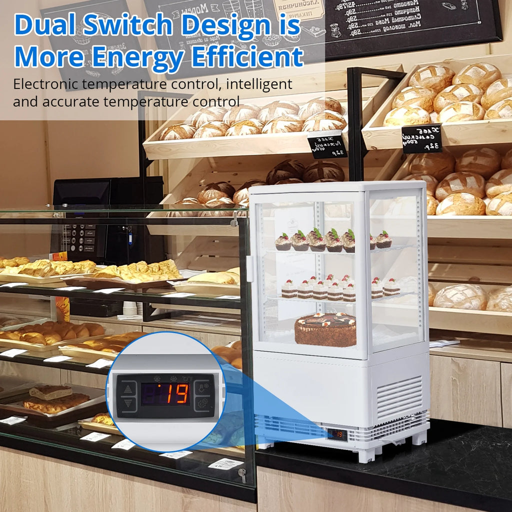 2.1 Cu.Ft Single Door Countertop Refrigerated Display Case U3510