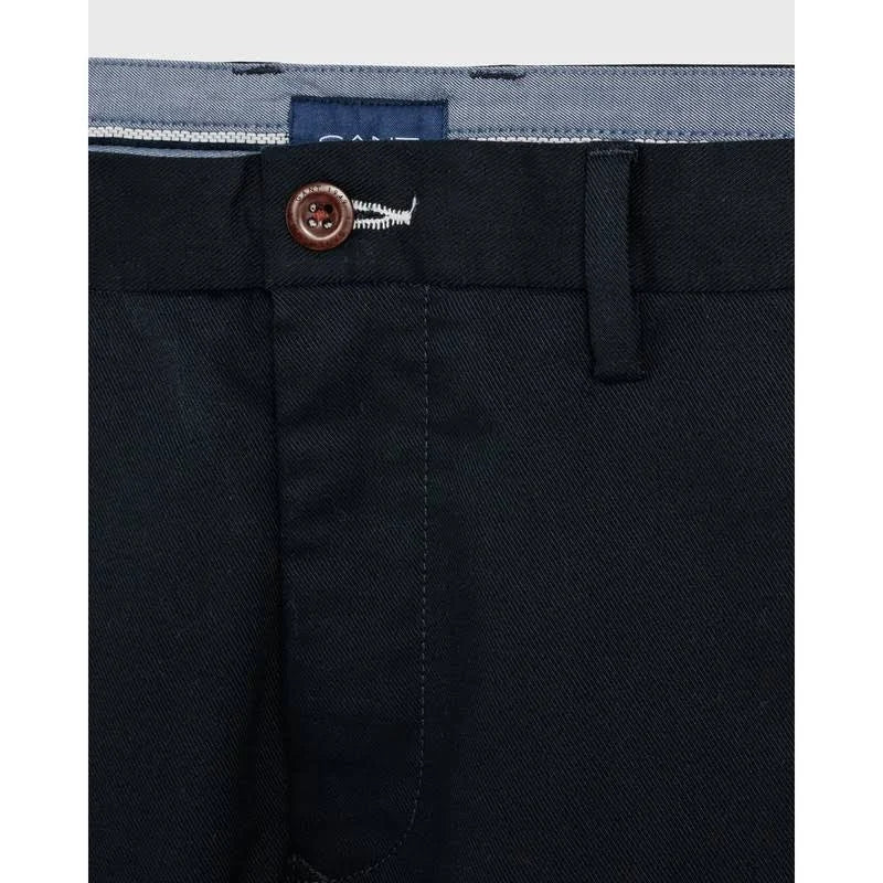 Black Slim Fit Chinos M6505