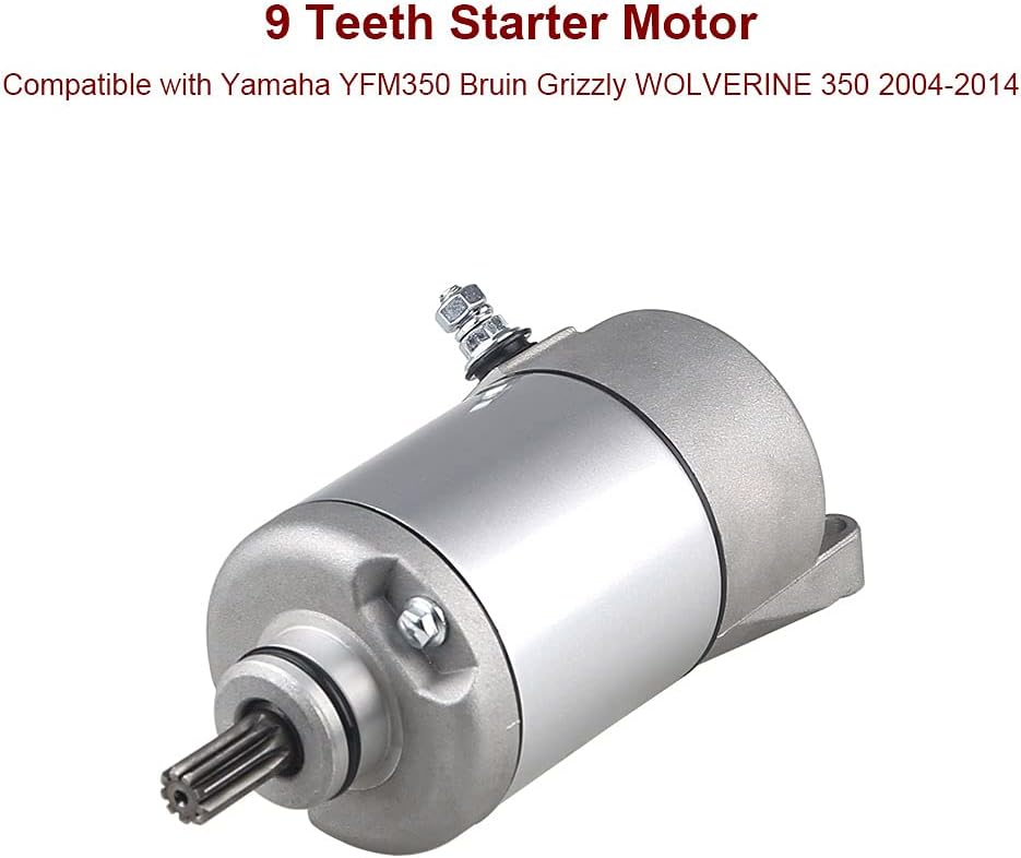 Starter Compatible with Yamaha YFM350 2004-2014 Pack of 2 Q418487