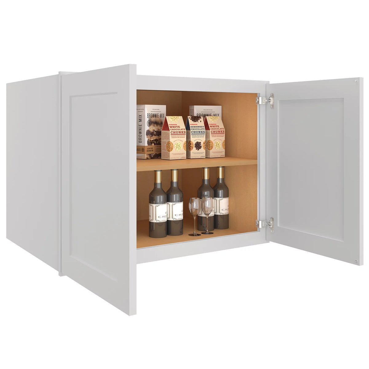 33-in W x 24-in D x 24-in H Shaker Kitchen Cabinet with 2 Doors K3992