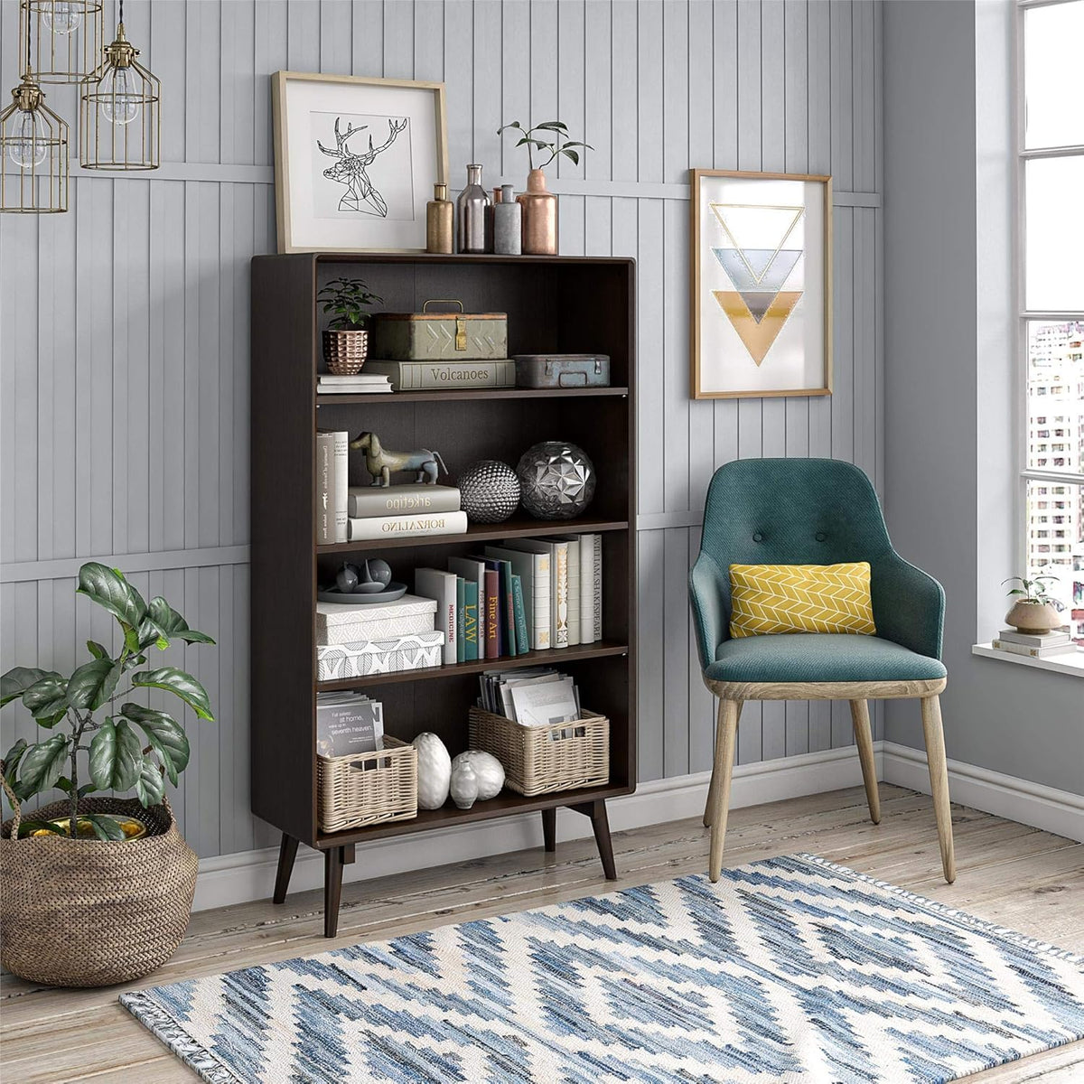 Walnut Bar Cabinet P680