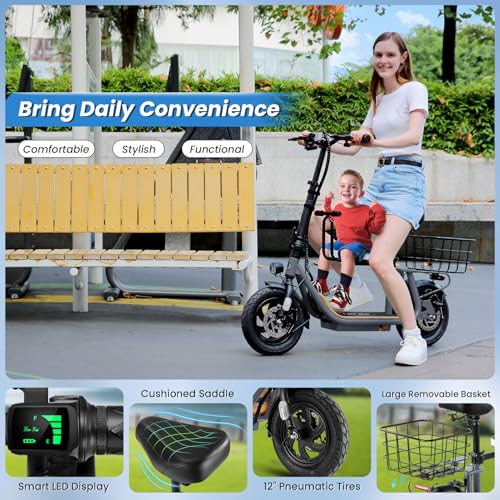 500W/800W/1200W Electric Scooter with Seat C48203