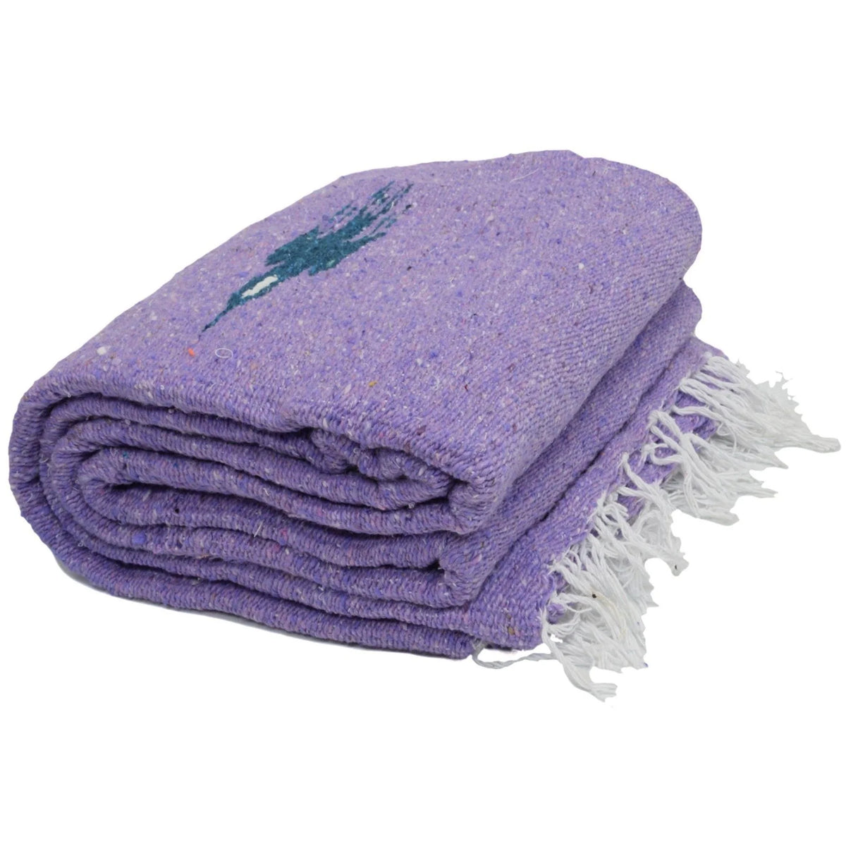 Purple Thunderbird Large Yoga Throw Blanket Serape K700033