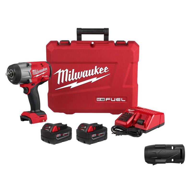 18V Lithium-Ion Brushless Cordless 1/2 in. Impact Wrench Kit C95070