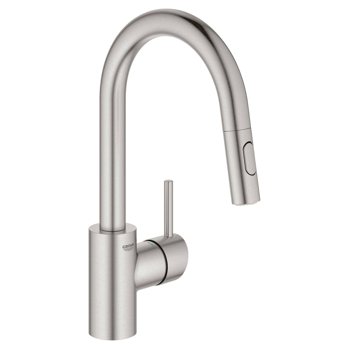 Single-Handle Kitchen Faucet in SuperSteel Q978794