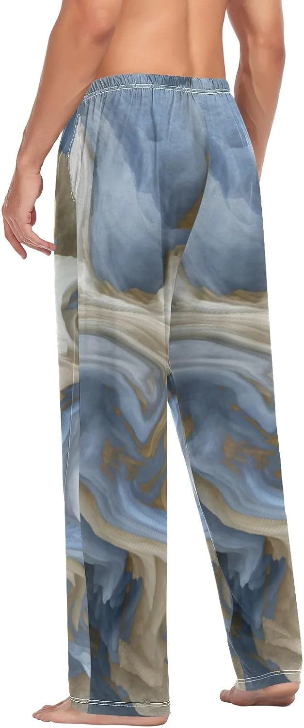Grey Cotton Pajama Pants B3184