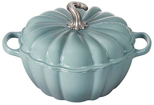 4 qt Enameled Cast Iron Pumpkin Cocotte Z51842