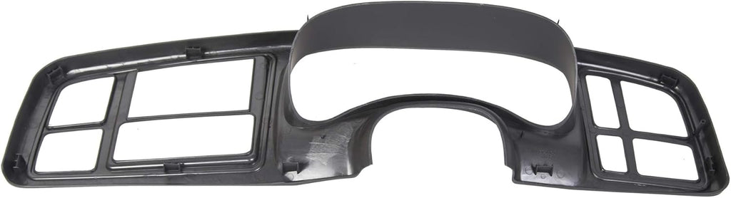 Full Size Double DIN Truck Dash Kit ABS Plastic Matte Black O27449