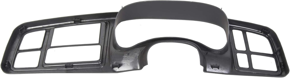 Full Size Double DIN Truck Dash Kit ABS Plastic Matte Black O27449