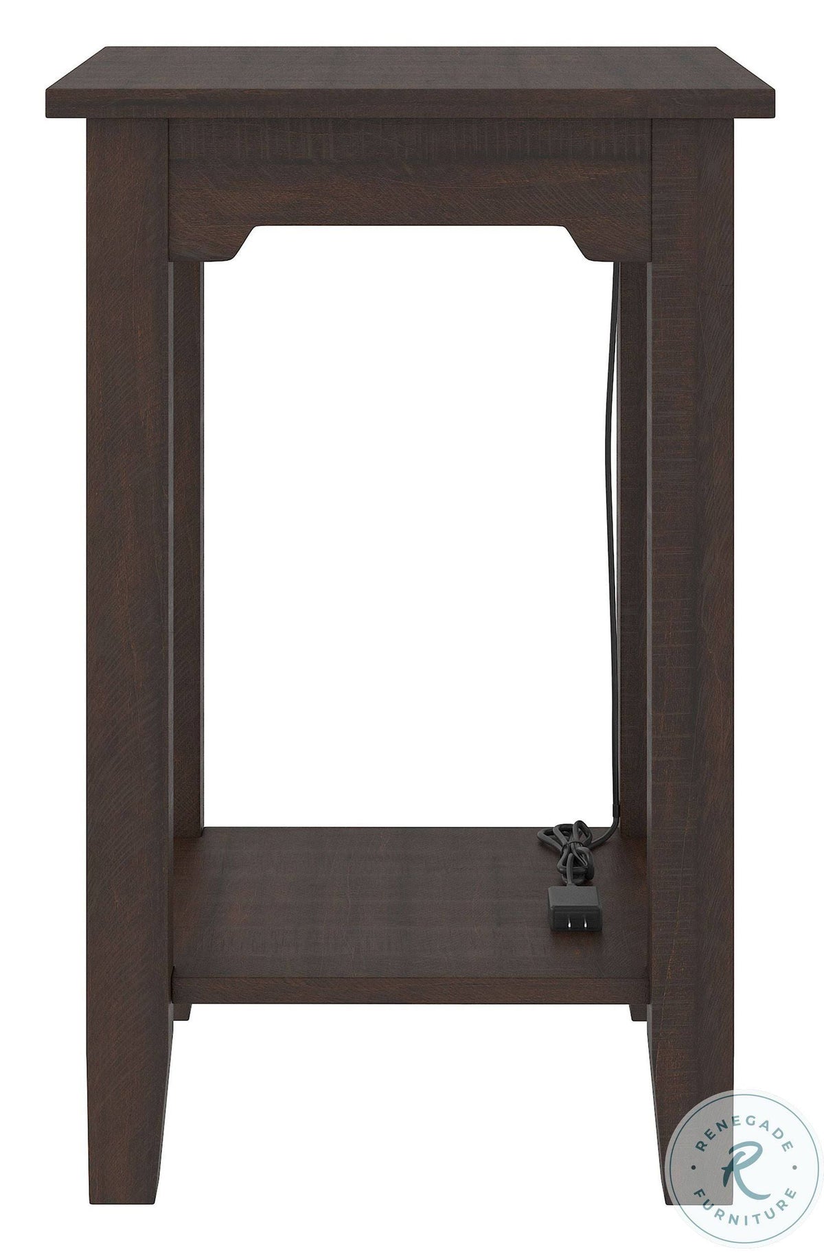 Warm Brown End Table W548