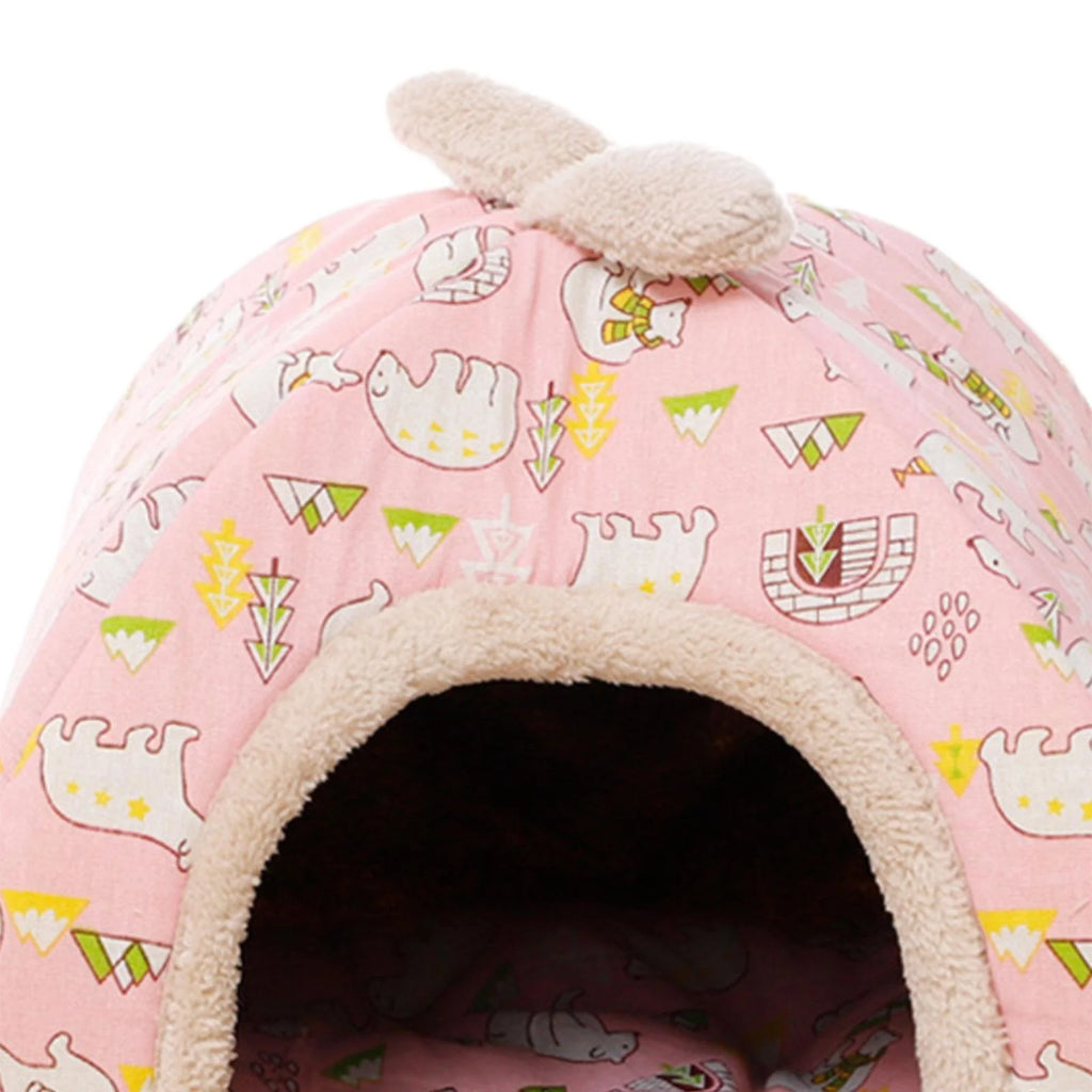 Pink Cat Bed with Inner Cushion H69711