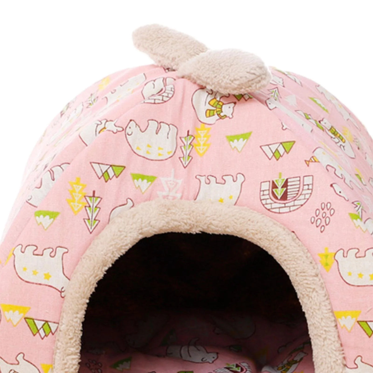 Pink Cat Bed with Inner Cushion H69711