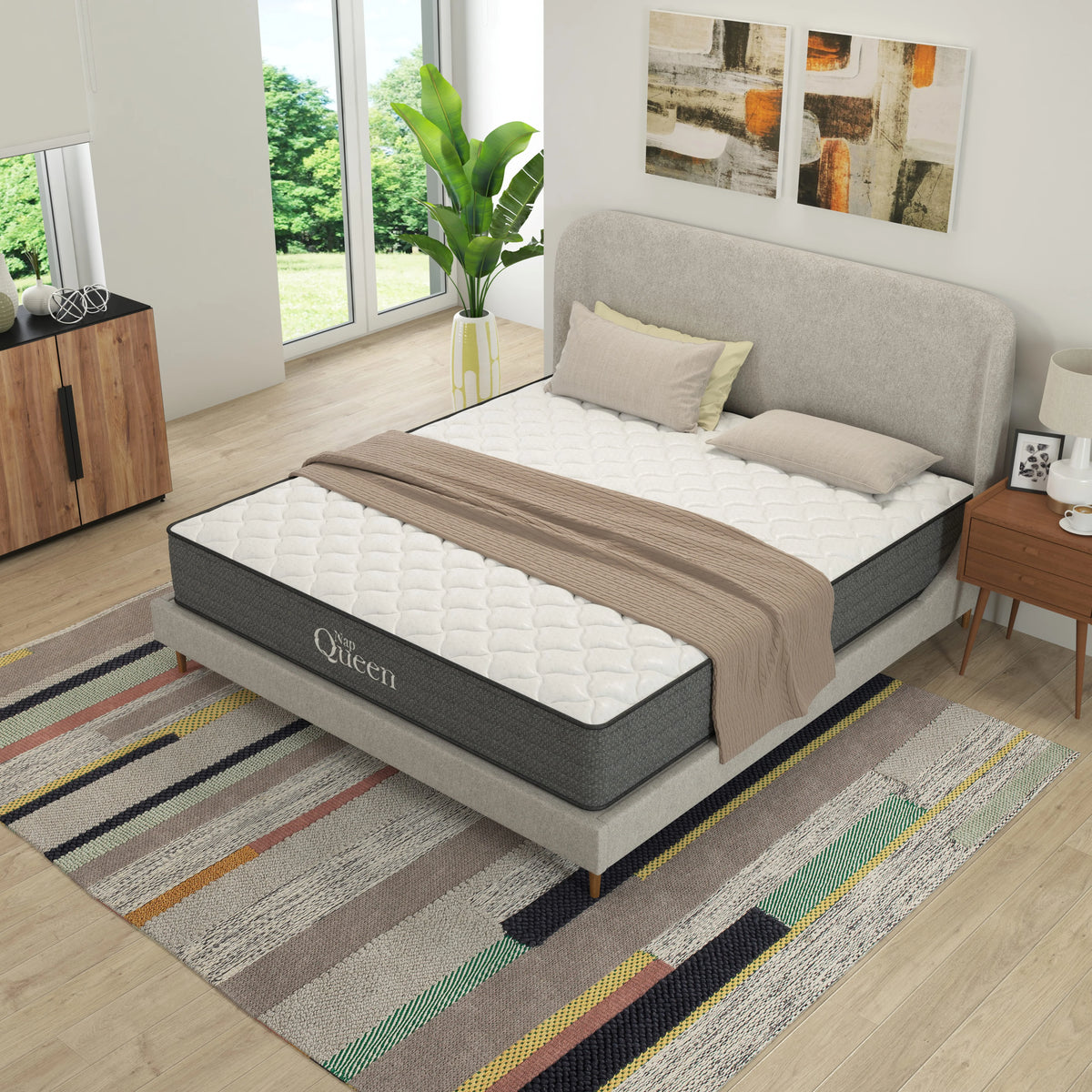 King Size Hybrid Memory Foam Pocket Spring Mattress L844