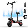 6000W Dual Motor 60V 33AH 11" Tire Foldable Electric Scooter N844682