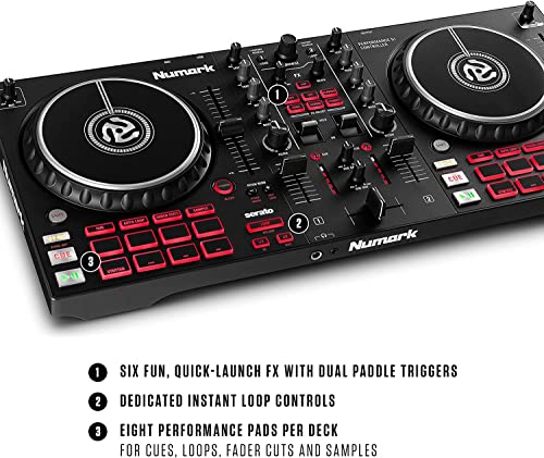 2 Deck DJ Controller with Built-in Audio Interface H33912