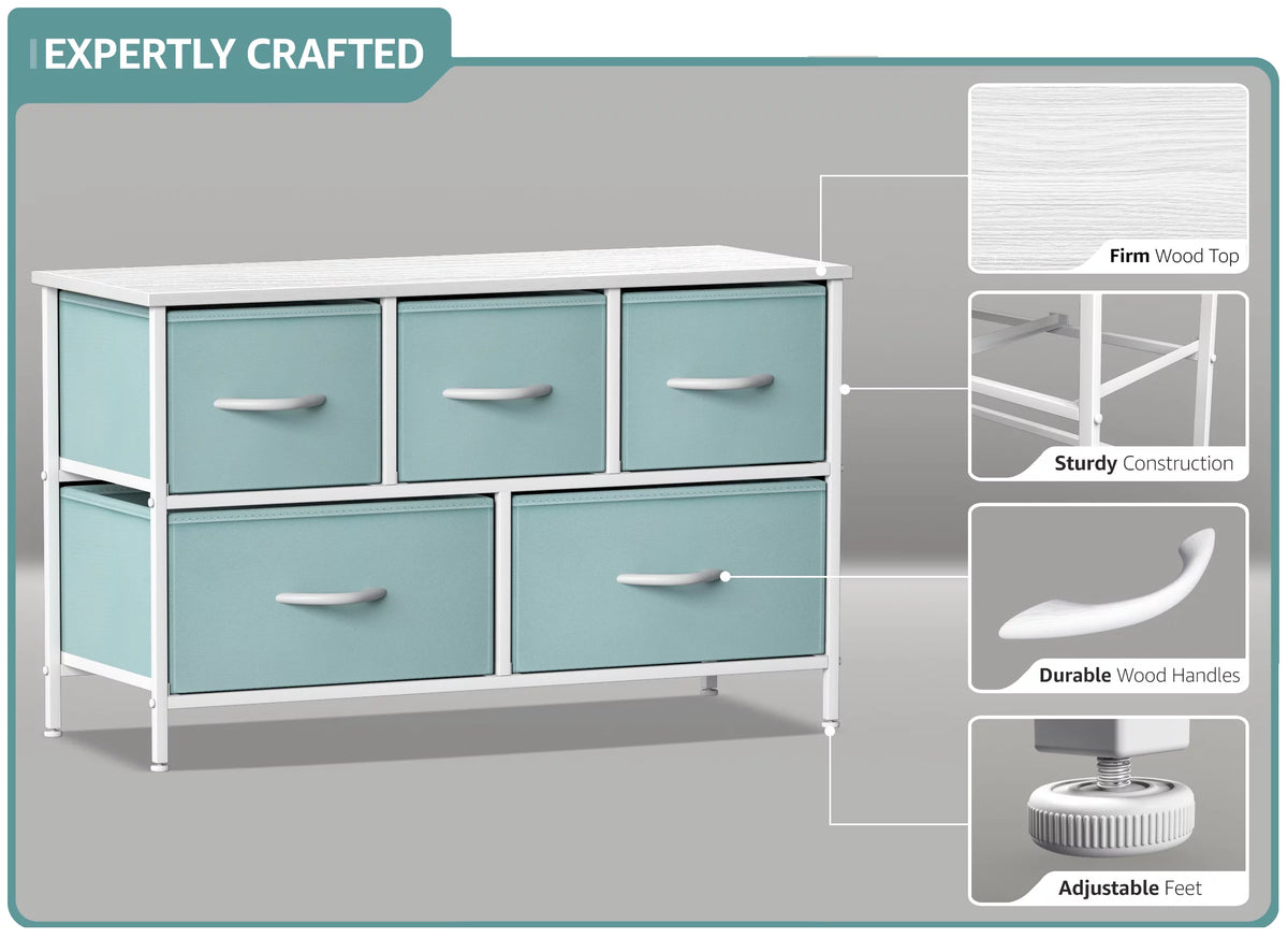 5 Drawer Storage Dresser Z74438
