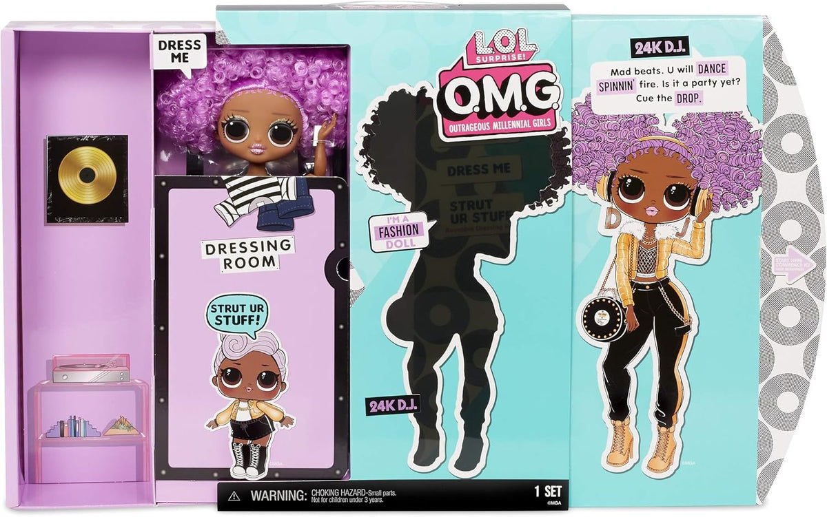 24K D.J. Fashion Doll with 20 Surprises G5053
