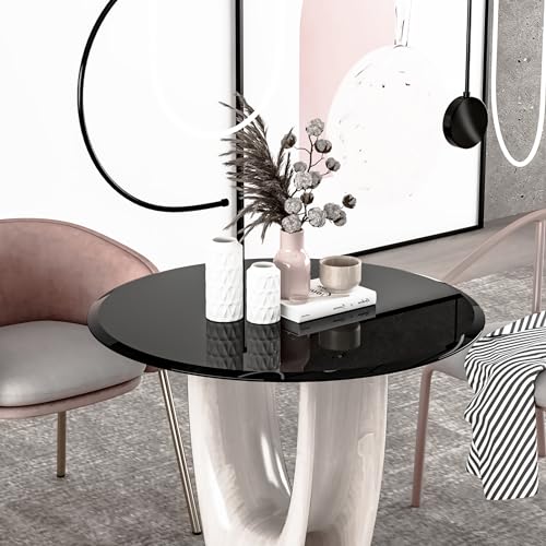 36 Inch Round Tempered Glass Tabletop I886724
