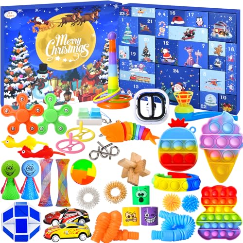 Fidget Advent Calendar 2025 with Sensory Fidget Toys F3957