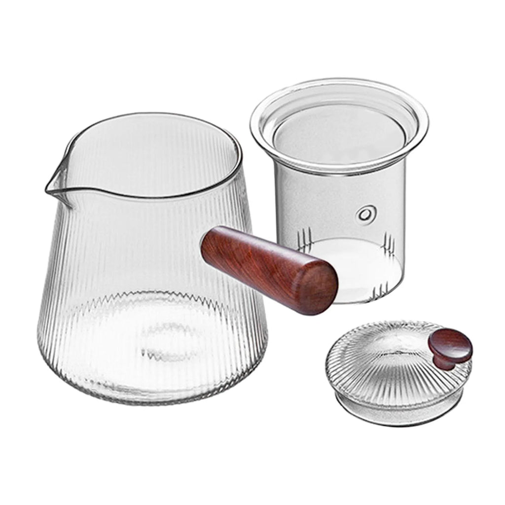 Glass Teapot with Infuser Stovetop Safe Tea Pot with Lid, 1000ml L972