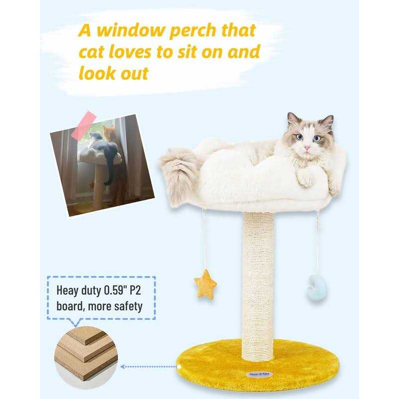 Cat Scratching Post with Bed Cat Tree Tower W559