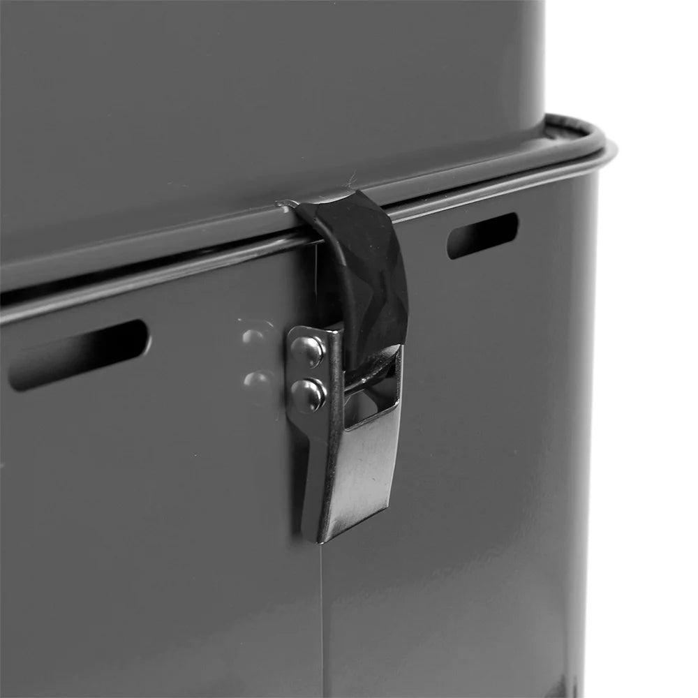 Portable Charcoal Grill with Cover Bag Gray S5139