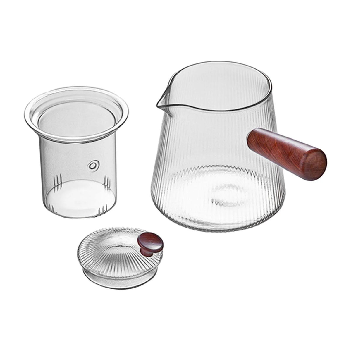 Glass Teapot with Infuser Stovetop Safe Tea Pot with Lid, 1000ml L972