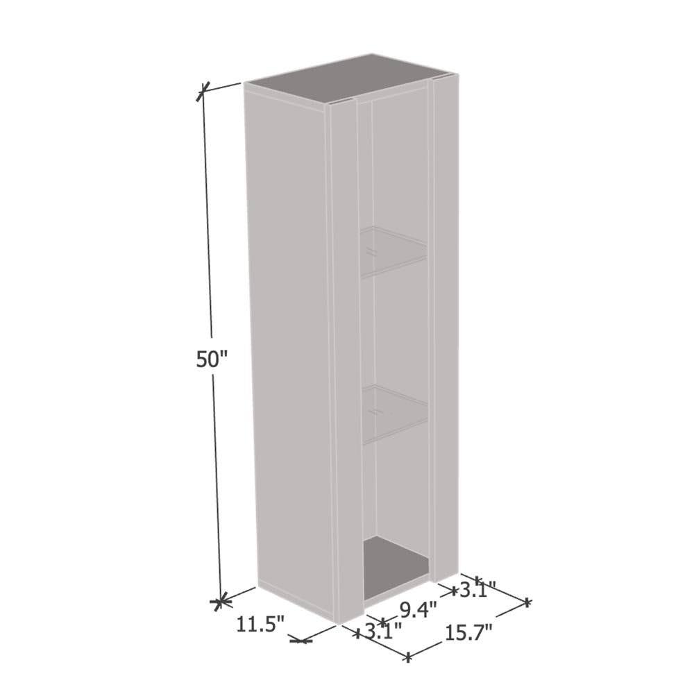 Wall-Mounted Bookcase - Gray M94150