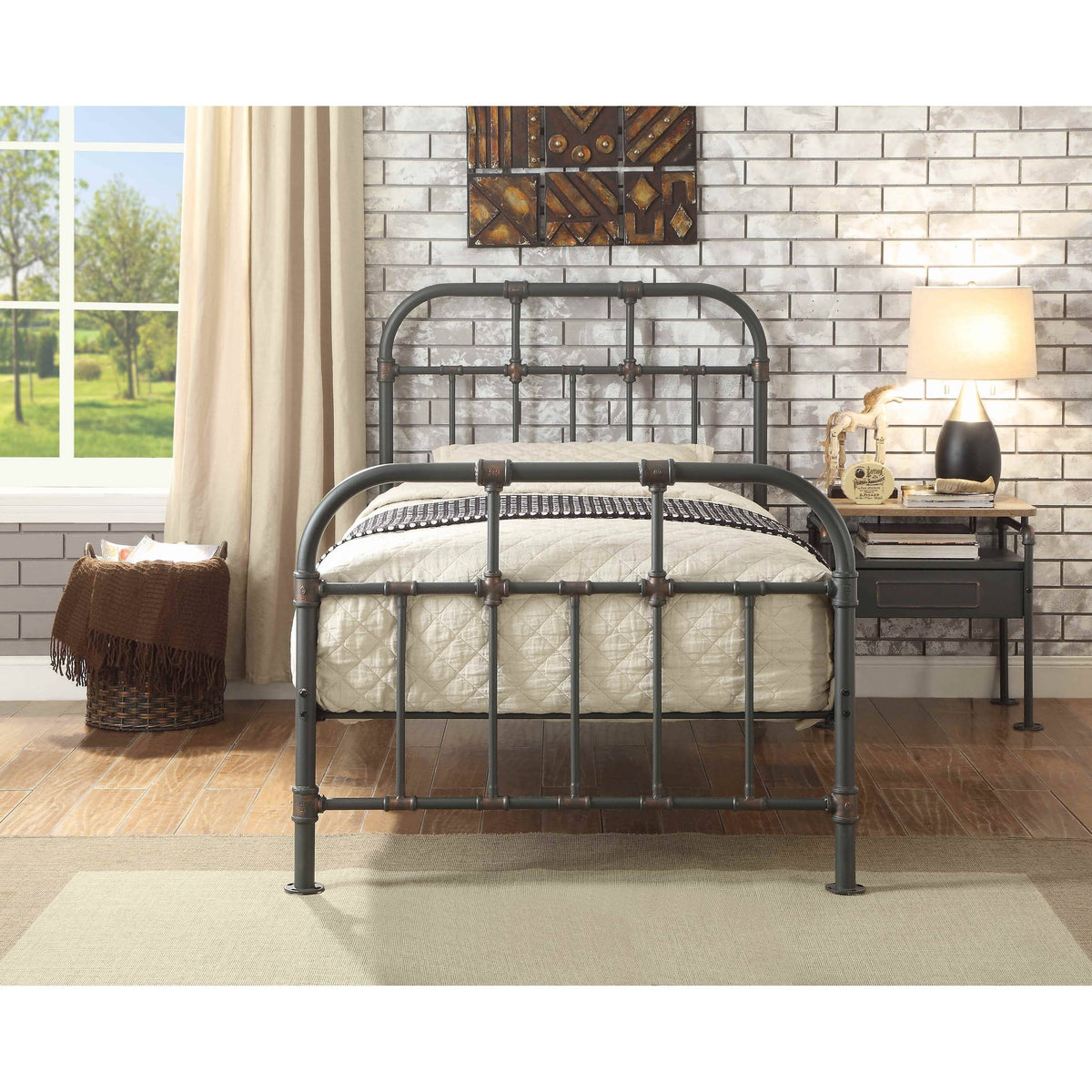 Twin Bed Sandy Gray L303722