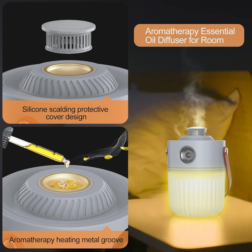 Rechargeable LED Camping Lantern 6 Color Light 1200LM Pack of 2 W3608