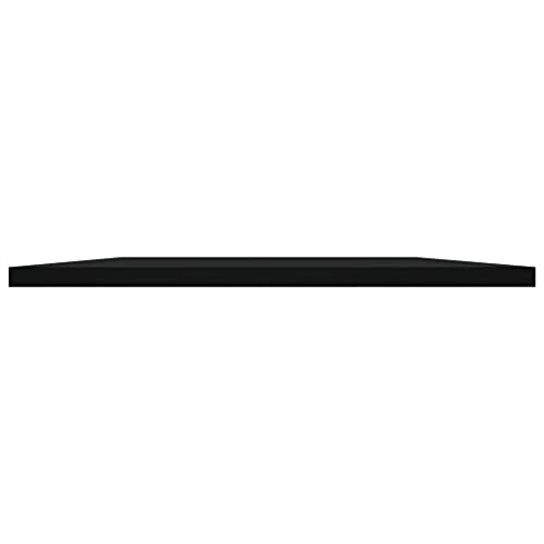High Gloss Black 15.7"x7.9"x0.6" Wood Shelf Boards 8 pcs L154