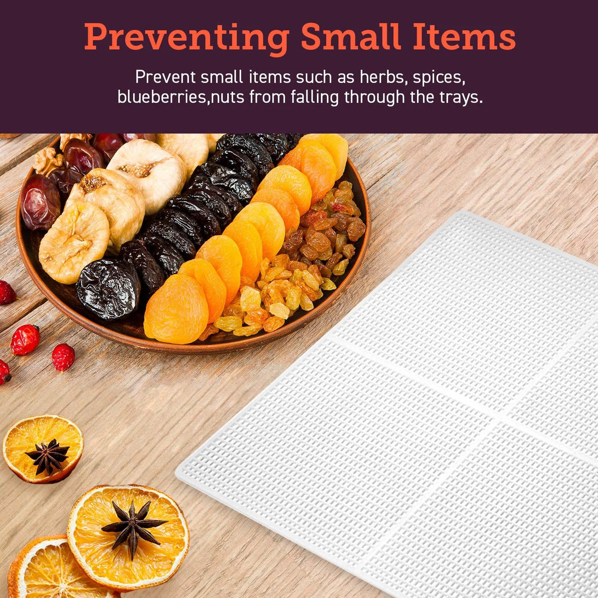 6 Stainless Steel Trays Food Dehydrator with Digital Timer and Temperature Control O62460