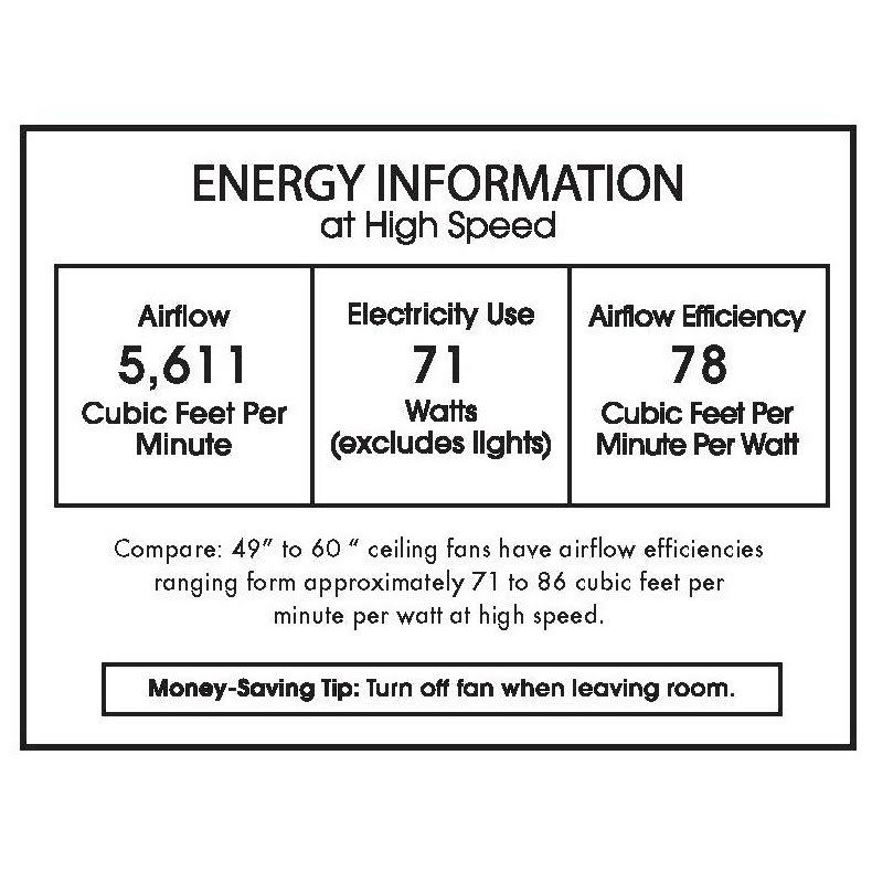 54-in Oiled Bronze Ceiling Fan J6951