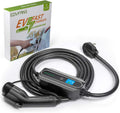 Portable EV Charger, NEMA14-50 220V-240V, 32 Amp Level 2 J1772 Charging Cable (Black) L390451