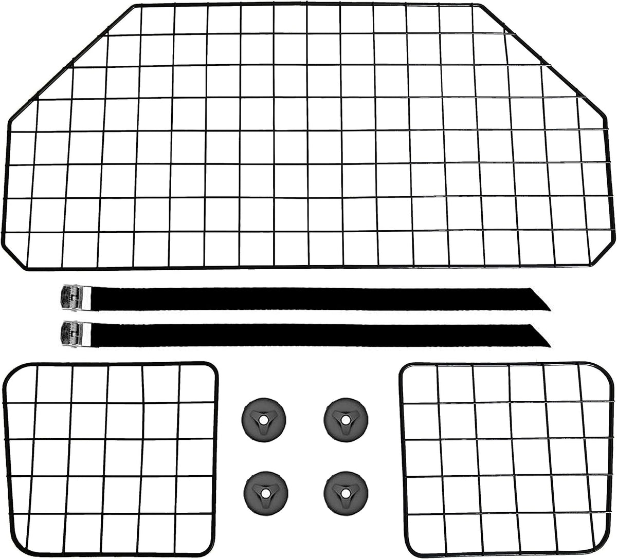 Black Heavy-Duty Pet Wire Dog Barrier D589