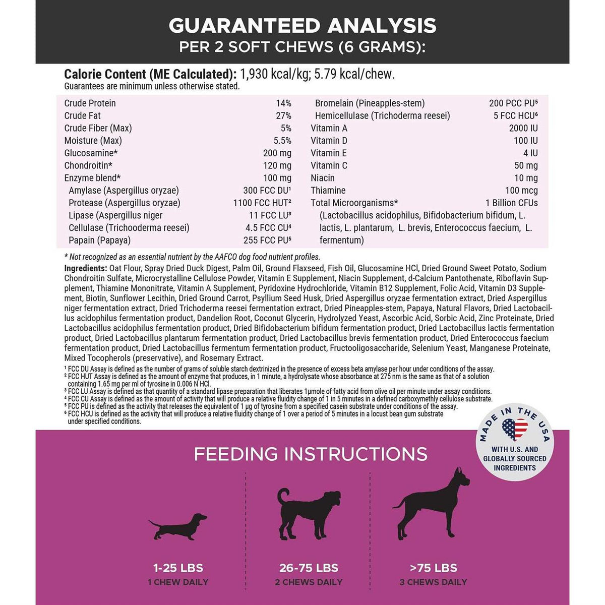 10 in 1 Multivitamin Glucosamine Soft Chews H3035