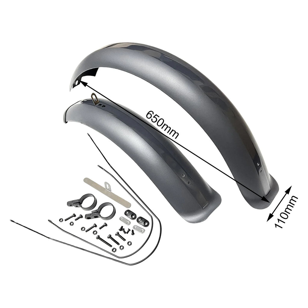 Gray Universal Mudguard Set for Mountain Bike M2823