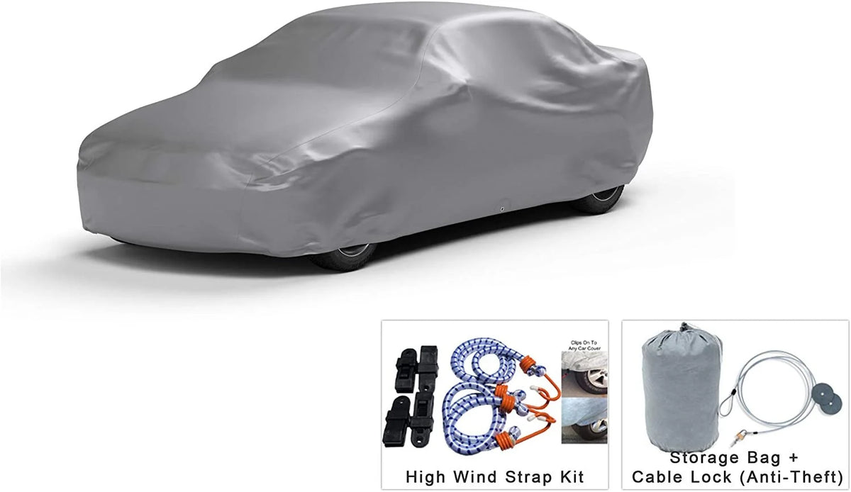 Weatherproof Car Cover with Fleece Lining Q871667