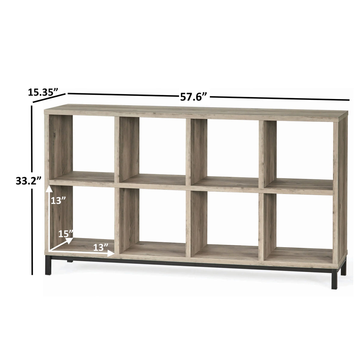 8 Cube Organizer with Metal Base O5368