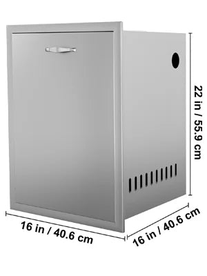 Stainless Steel Propane Tank Drawer for Outdoor Kitchen E7876